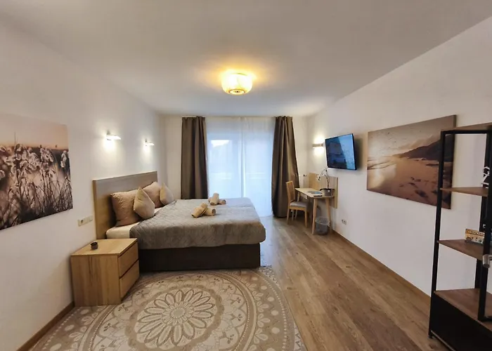 Lejlighed Zentrale Luxus Nuernberg, Naehe Messe, Balkon, Parkplatz, Self-check-in
